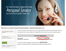 Tablet Screenshot of myvcaccount.com